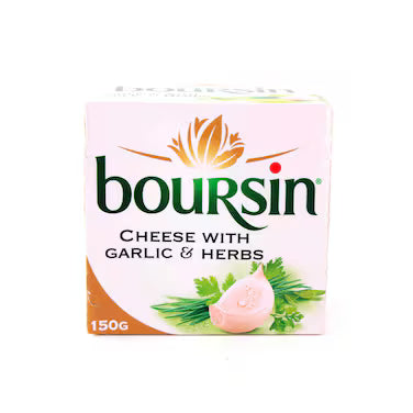 BOURSIN CREAM CHEESE GARLIC & HERBS 150G
