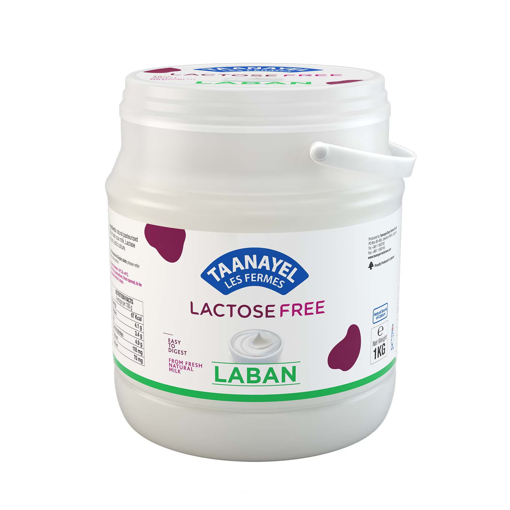 TAANAYEL LABAN LACTOSE FREE 1K