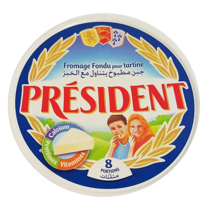 PRESIDENT PROCESSED CHEESE 8P 102G