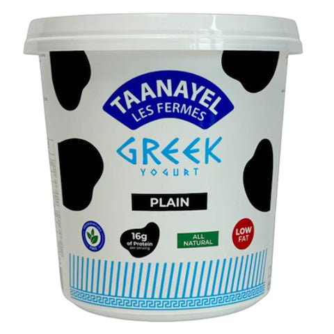 TAANAYEL GREEK YOGURT LOW FAT 1KG PLAIN