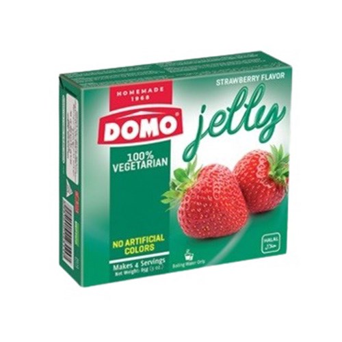 DOMO VEG STRAWBERRY JELLY 85G