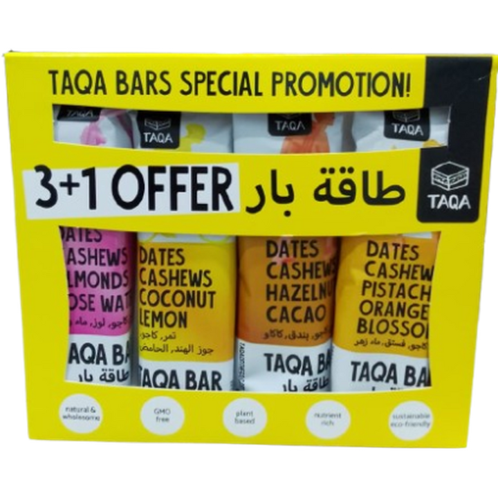 TAQA BARS SPECIAL PROMOTION 3+1 OFFER MIXED