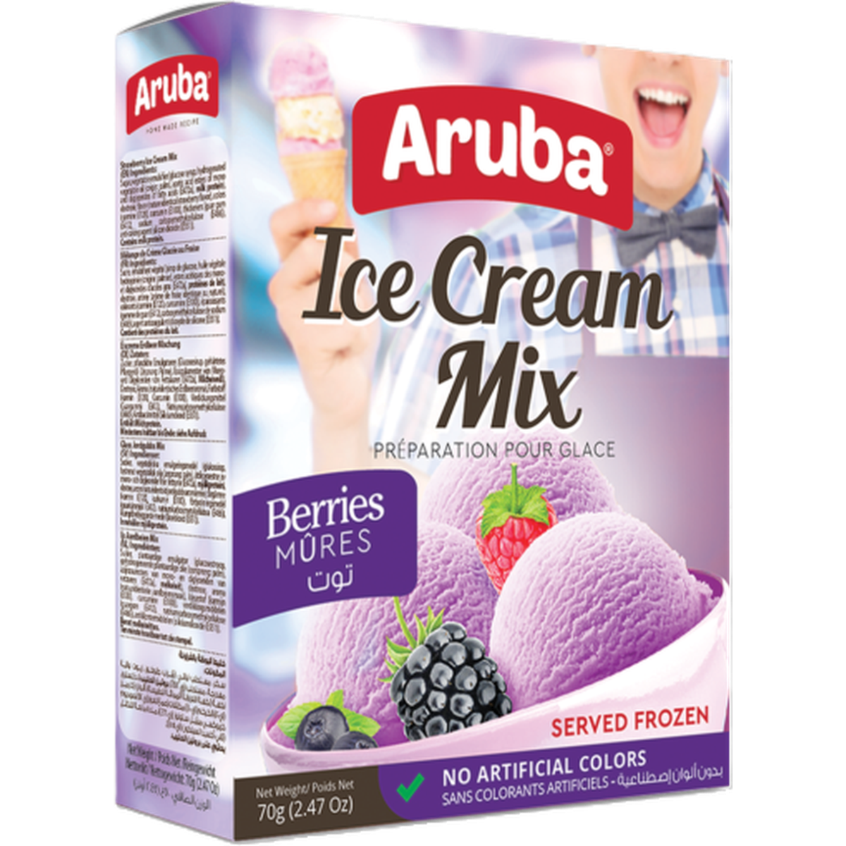 ARUBA ICE CREAM MIX BERRIES 70G
