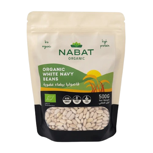 Nabat Organic White Navy Beans 500g