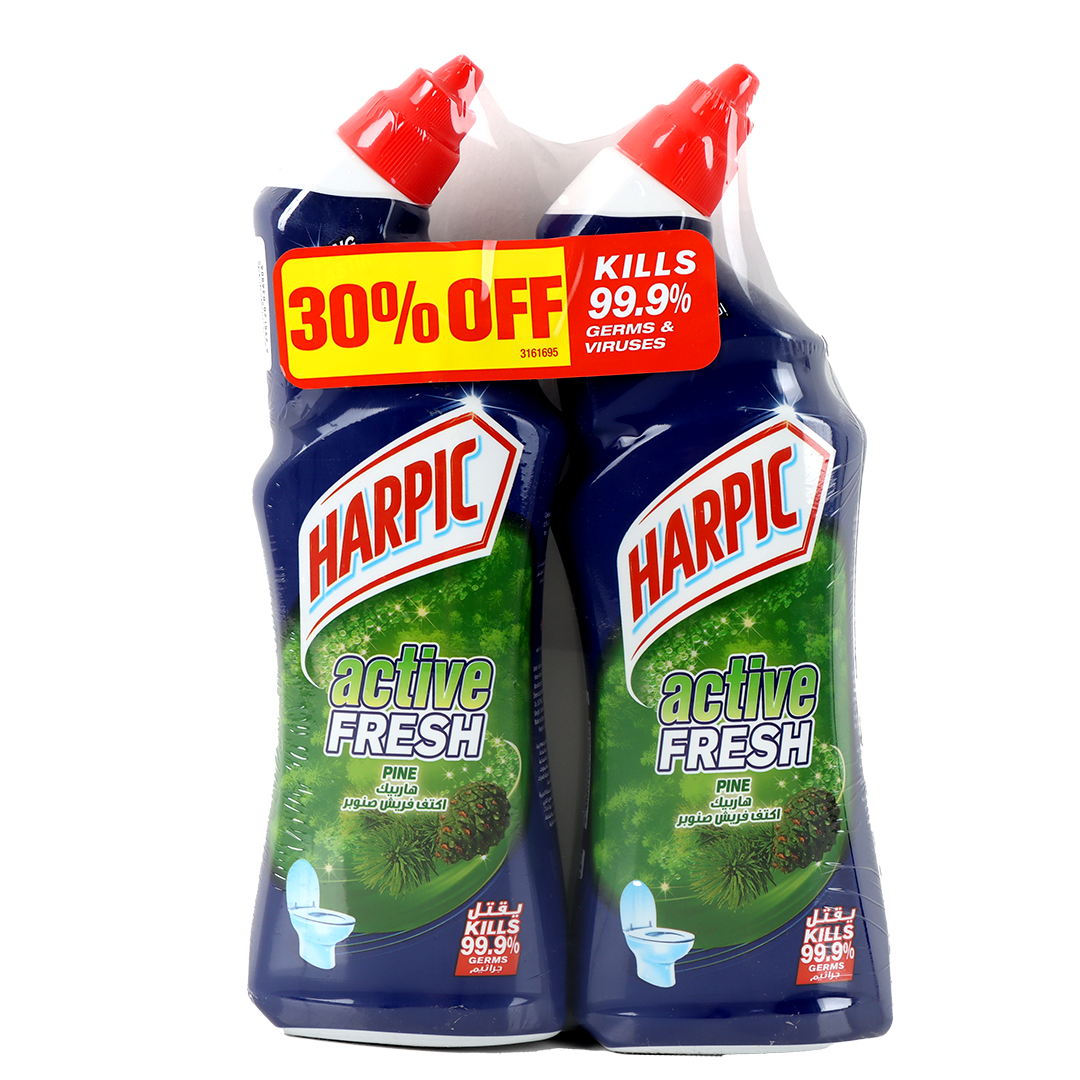 Harpic Toilet Cleaner Active Fresh Pine 750Ml *2 @ 30% Off