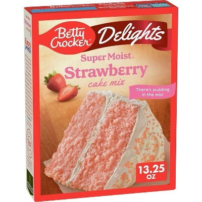 Betty Crocker Cake Mix Strawberry 375G