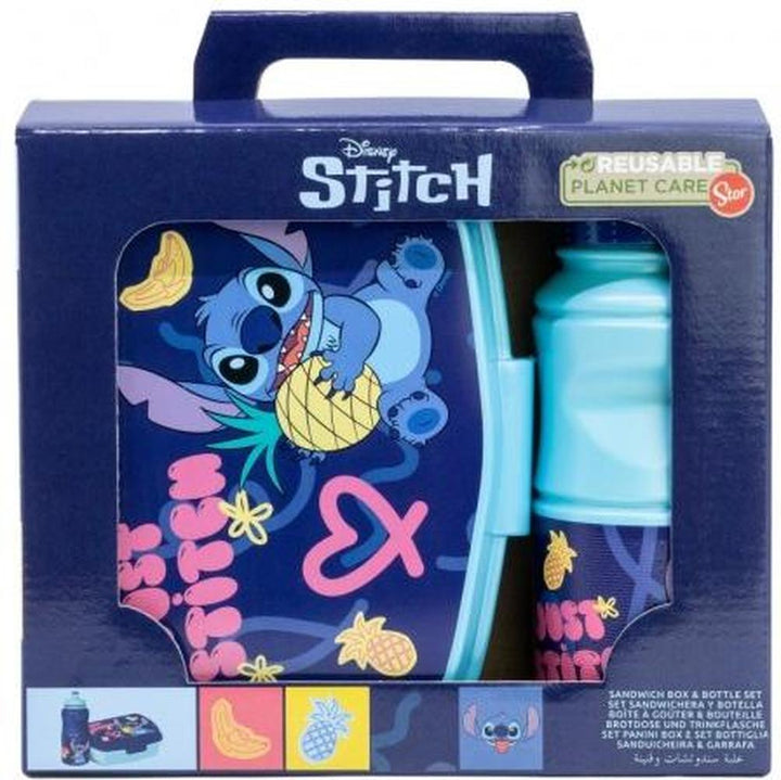 STOR SANDWICH BOX & BOTTLE SET STITCH