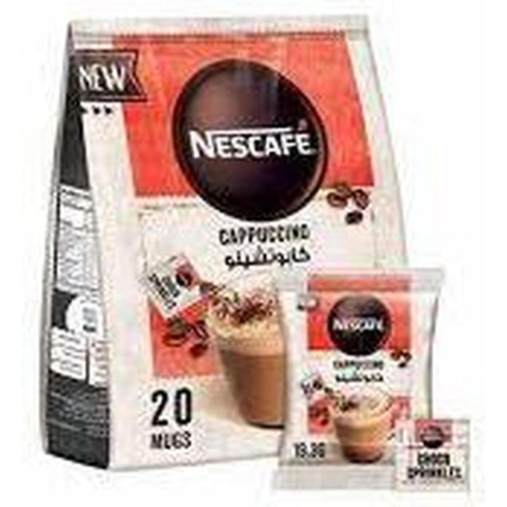 NESCAFE CAPPUCCINO 20 MUGS BAG