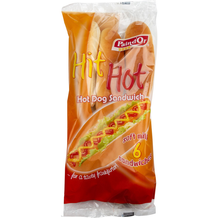 PAIN D'OR HIT HOT HOT DOG SANDWICH *6