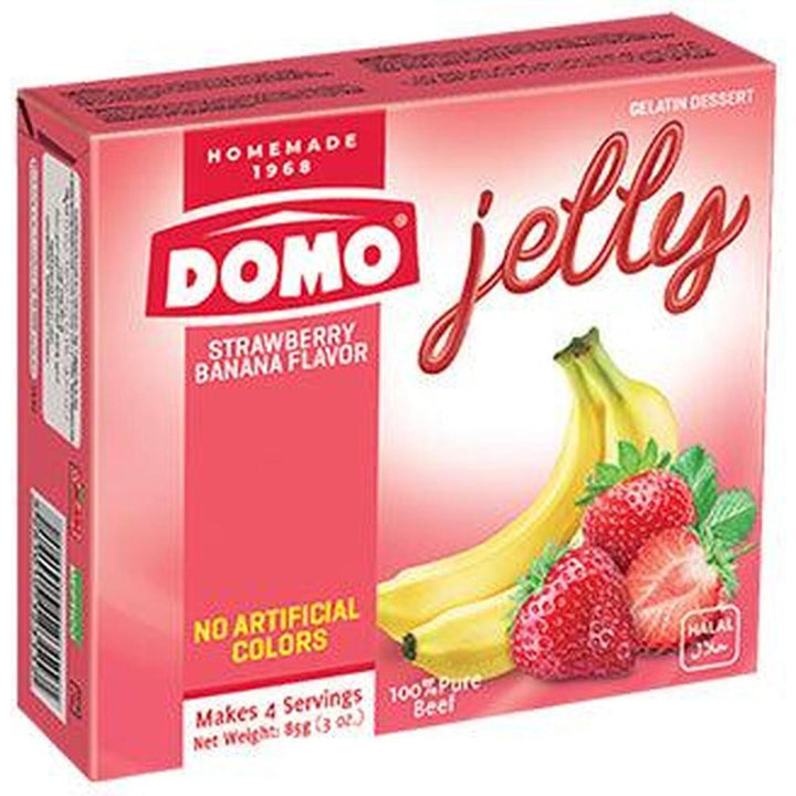 DOMO JELLO STRAW BANANA BEEF 85G
