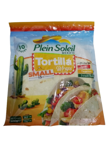 PLEIN SOLEIL MEXICO TORTILLA WRAPS 300G SMALL 15CM