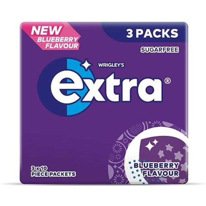 EXTRA CHEWING GUM 14G BLUEBERRY