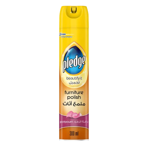 Pledge Furniture Polish Spray Cleaner Flowers 300ml