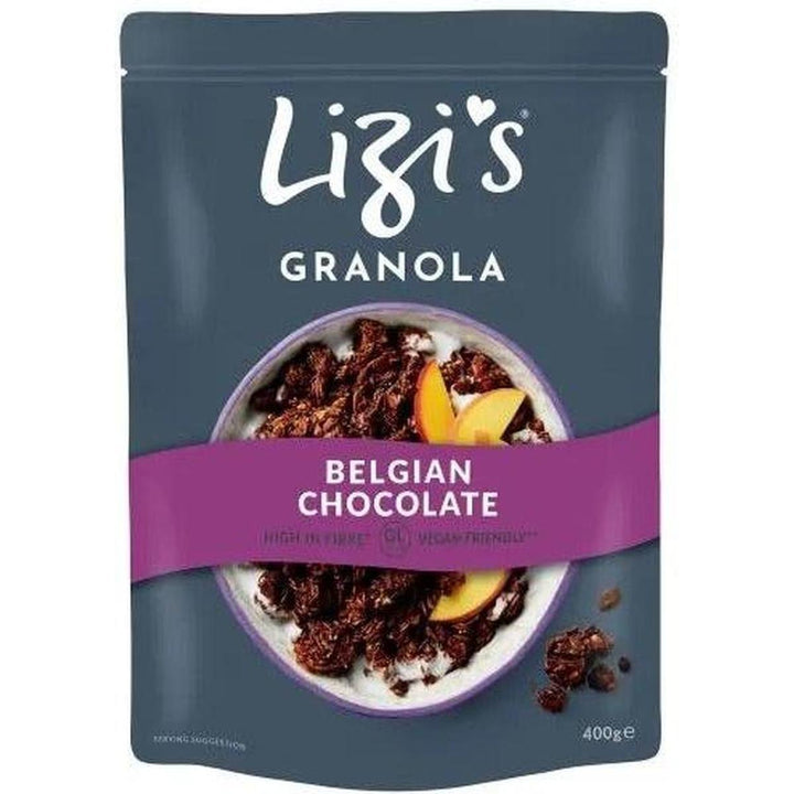 LIZI'S GRANOLA 400G BELGIAN CHOCOLATE