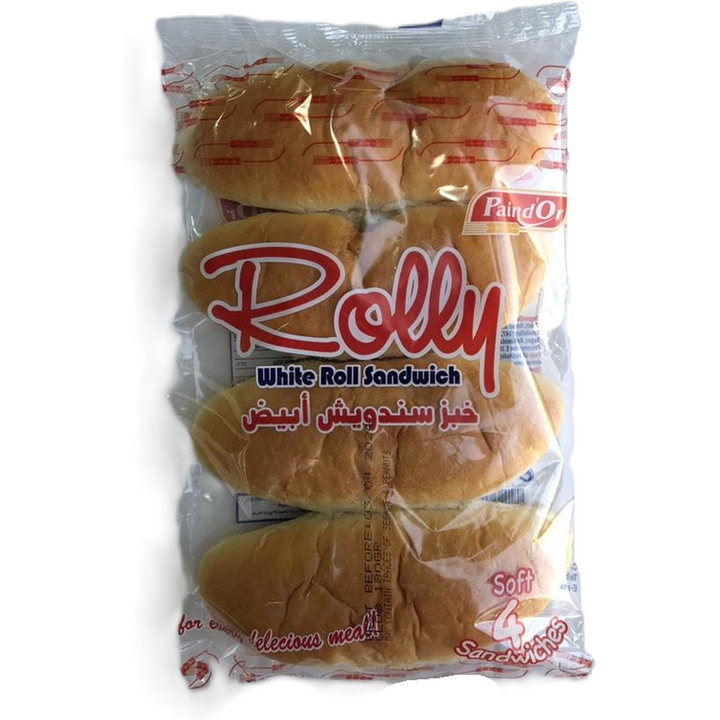PAIN D'OR WHITE ROLL SANDWICH *4