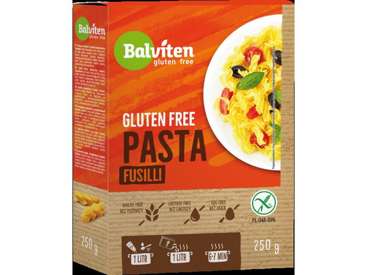 BALVITEN GLUTEN FREE PASTA FUSILLI 250G