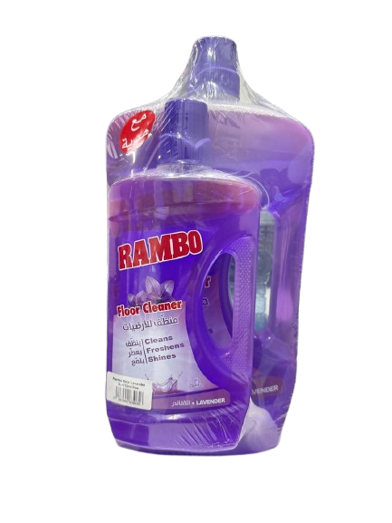 Rambo Floor Cleaner Lavender 3L + 750ml Free