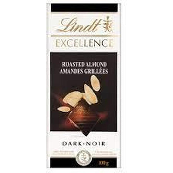 LINDT EXCELLENCE ROASTED ALMOND DARK 100G