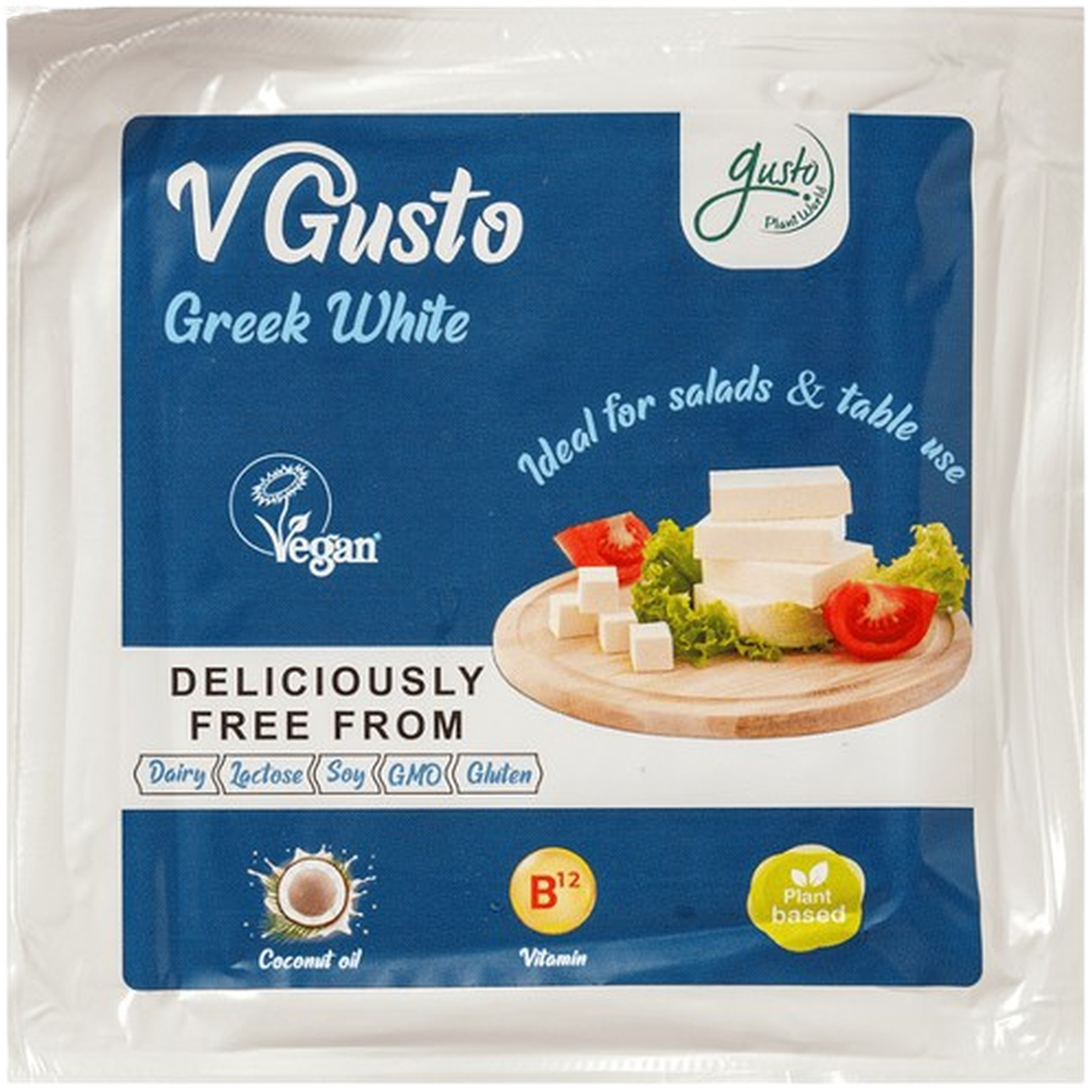 V GUSTO VEGAN GREEK WHITE 200G