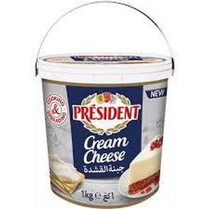 PRESIDENT CREAM CHEESE BUCKET 1KG