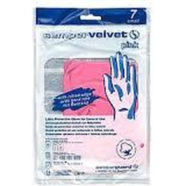 SEMPER VELVET GLOVES 9LARGE PINK