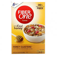 Fiber One Cereal Real Honey Clusters 496g