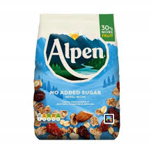 Alpen No Added Sugar Muesli Recipe 30% More Fruit 950g