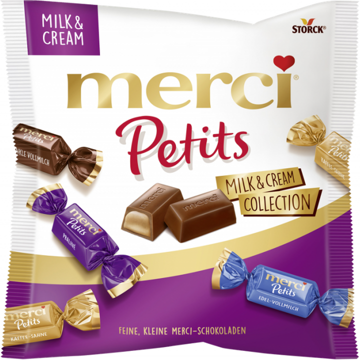 MERCI PETITS MILK & CREAM 125G