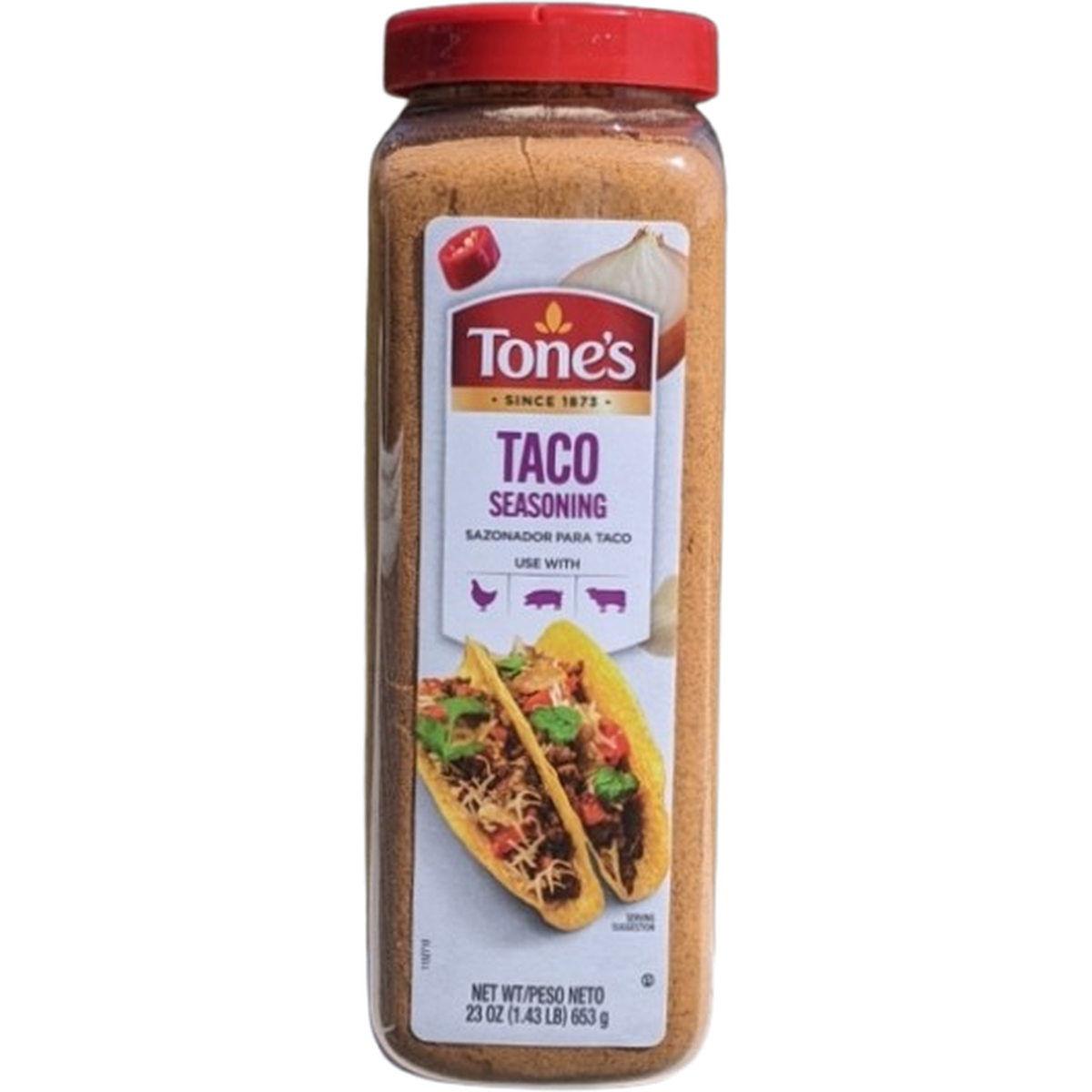 TONE'S TACO SEASONING 653G