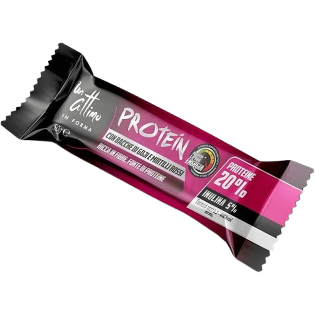 UN ATTIMO PROTEIN BAR 50G RICCA IN FIBRE