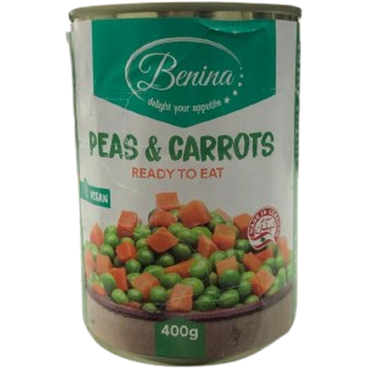 BENINA PEAS & CARROTS 400G