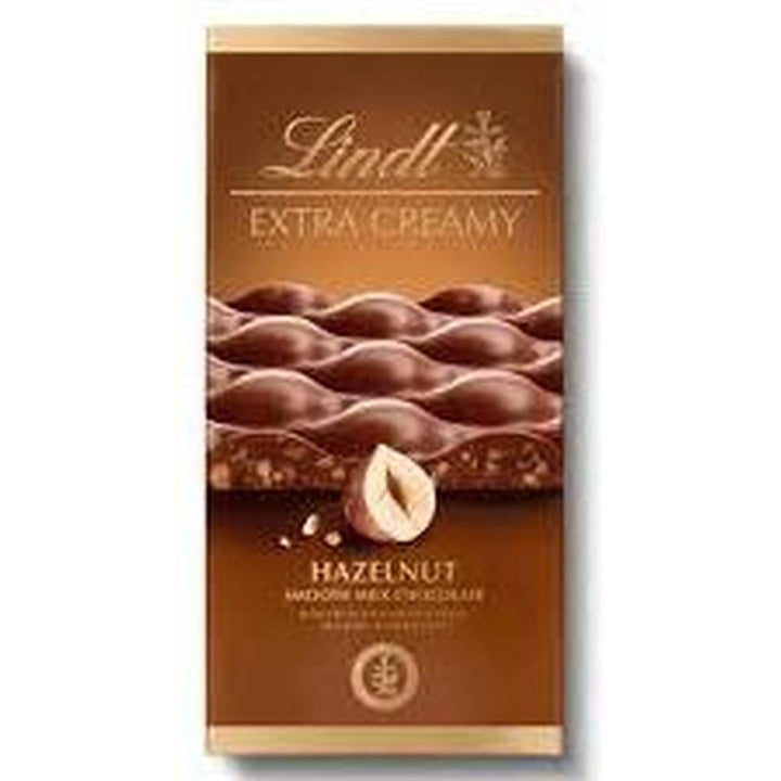 LINDT EXTRA CREAMY 80G HAZELNUT SMOOTH MILK CHOCOLATE