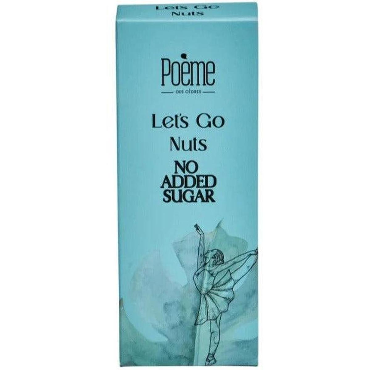 POEME CEREAL BAR SUGAR FREE 60G LET'S GO NUTS
