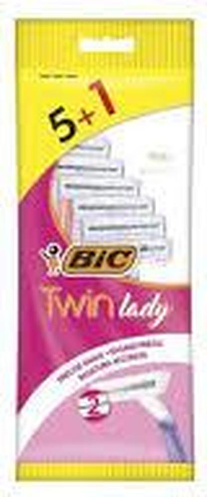 BIC TWIN LADY SENSITIVE RAZORS FOR WOMEN 5+1