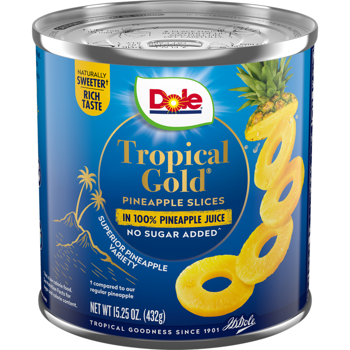 DOLE CANNED PINEAPPLE SLICES 432G