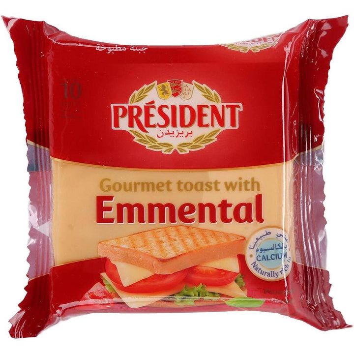 PRESIDENT SLICES EMMENTAL CHEESE 200G