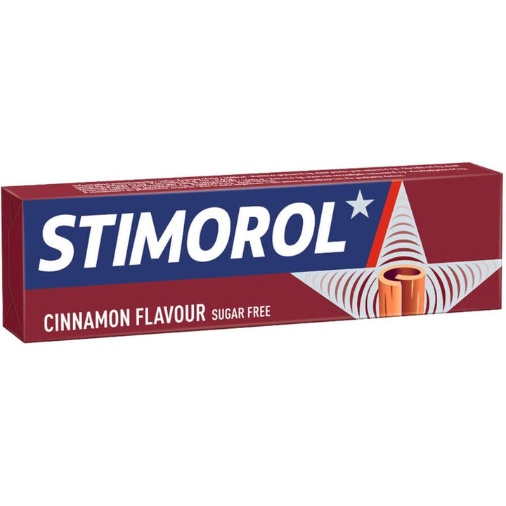 STIMOROL CHEWING GUM CINNAMON SUGAR FREE 14G