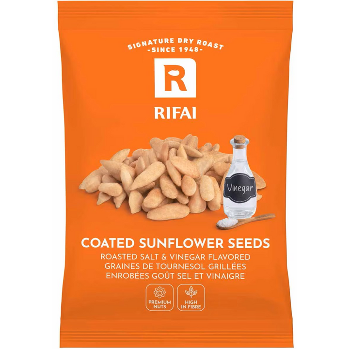 RIFAI COATED SUNFLOWER SEEDS SALT & VINEGAR FLAVORED 30G