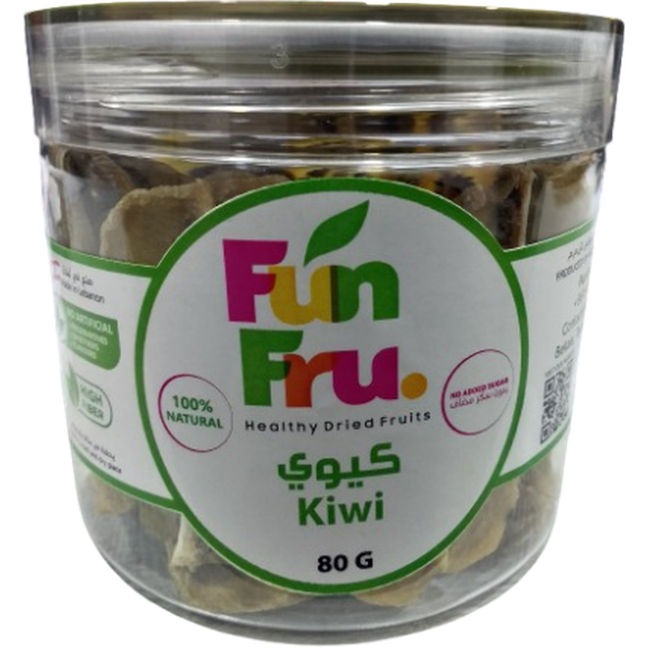 FUN FRU DRIED KIWI 80G SUGAR FREE