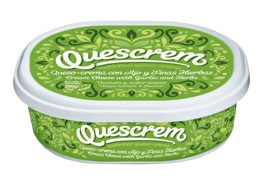 Quescrem Cream Cheese Garlic And Herbs 200g