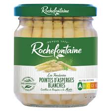 ROCHEFONTAINE ASPERGES BLANCHES (WHITE ASPARAGUS) 190G