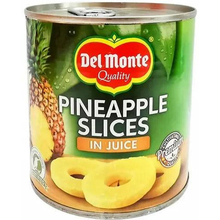 DEL MONTE PINEAPPLE SLICES IN JUICE 435G