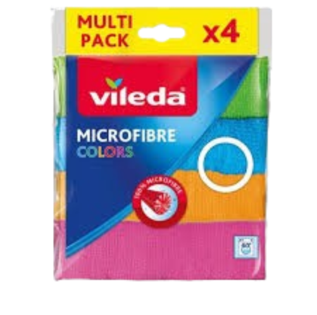 Vileda Microfiber Colors Cleaning Clothes *4