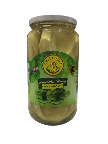 Green Hill Artichoke Hearts Glass 1300 G