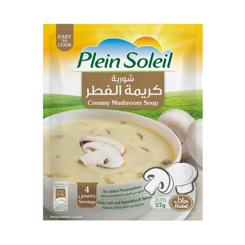 PLEIN SOLEIL CREAMY MUSHROOM SOUP 57G