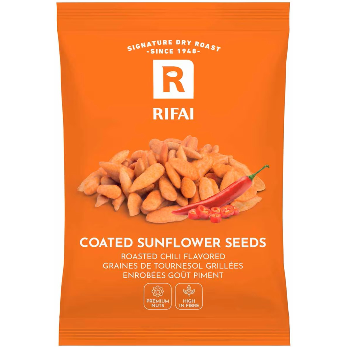 RIFAI COATED SUNFLOWER SEEDS CHILI FLAVORED 30G