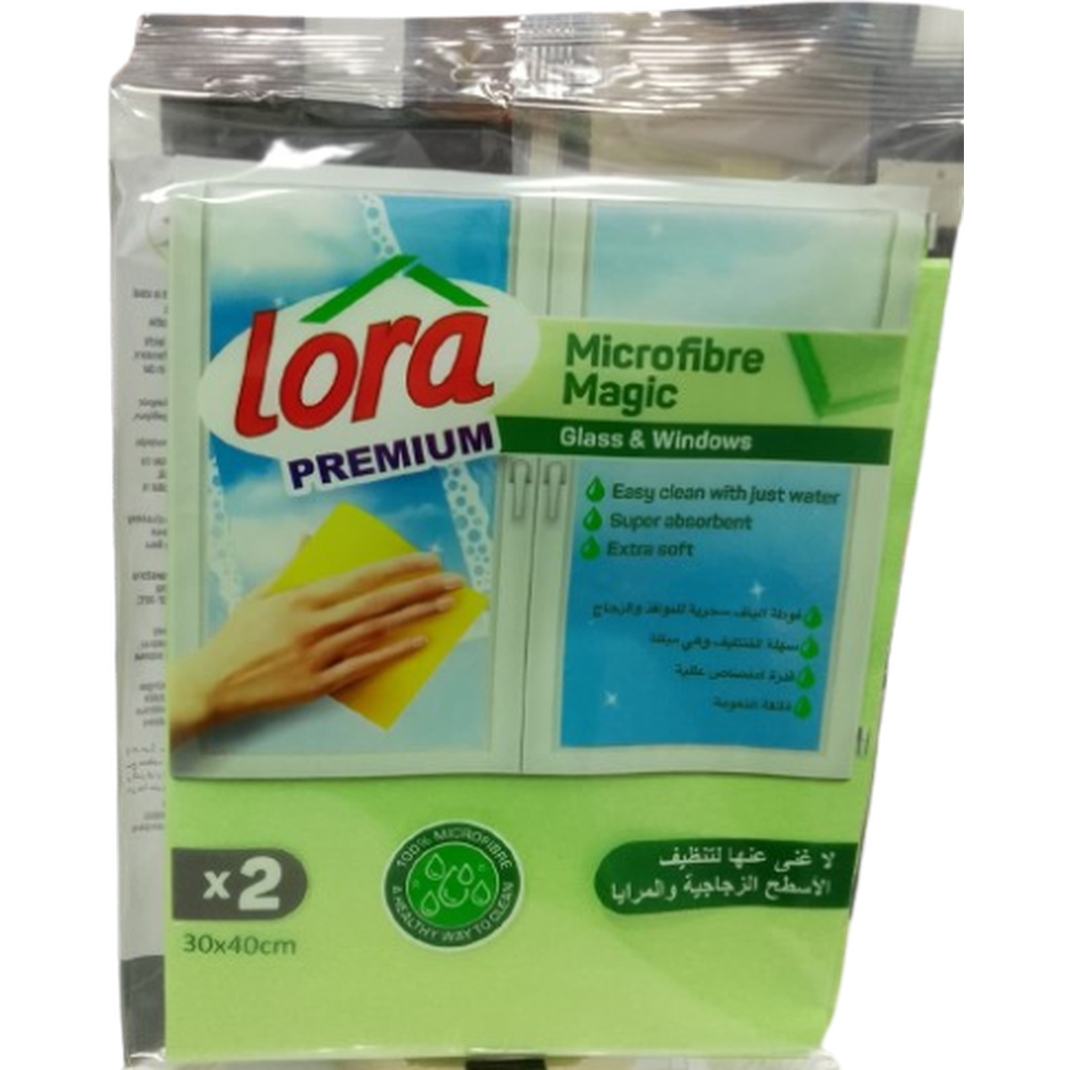 LORA MICROFIBRE MAGIC GLASS & WINDOWS