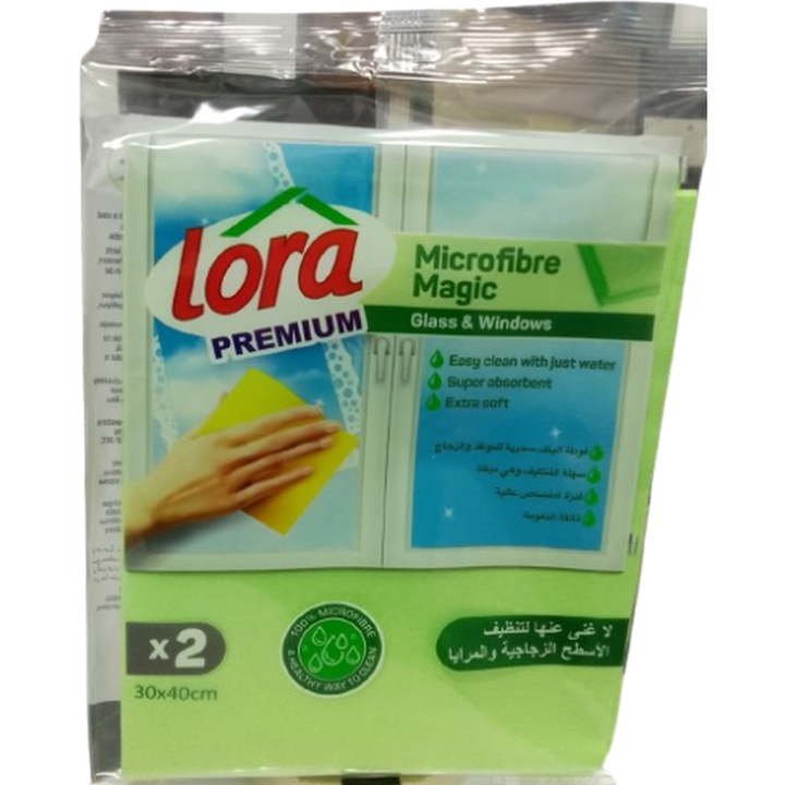 LORA MICROFIBRE MAGIC GLASS & WINDOWS