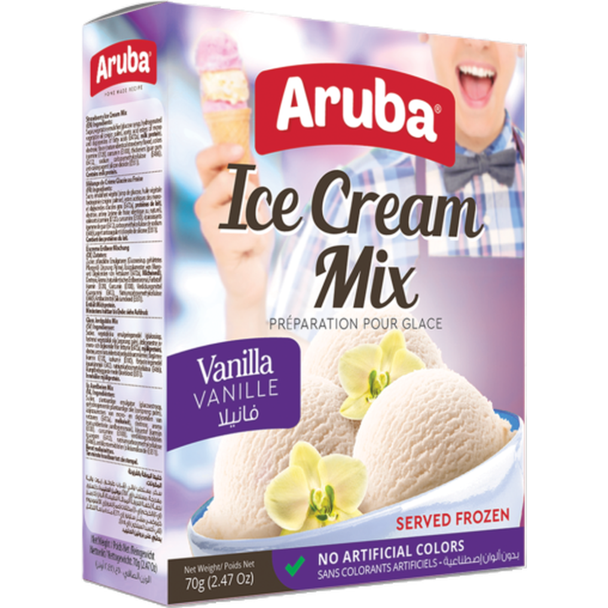 ARUBA ICE CREAM MIX VANILLA 70G