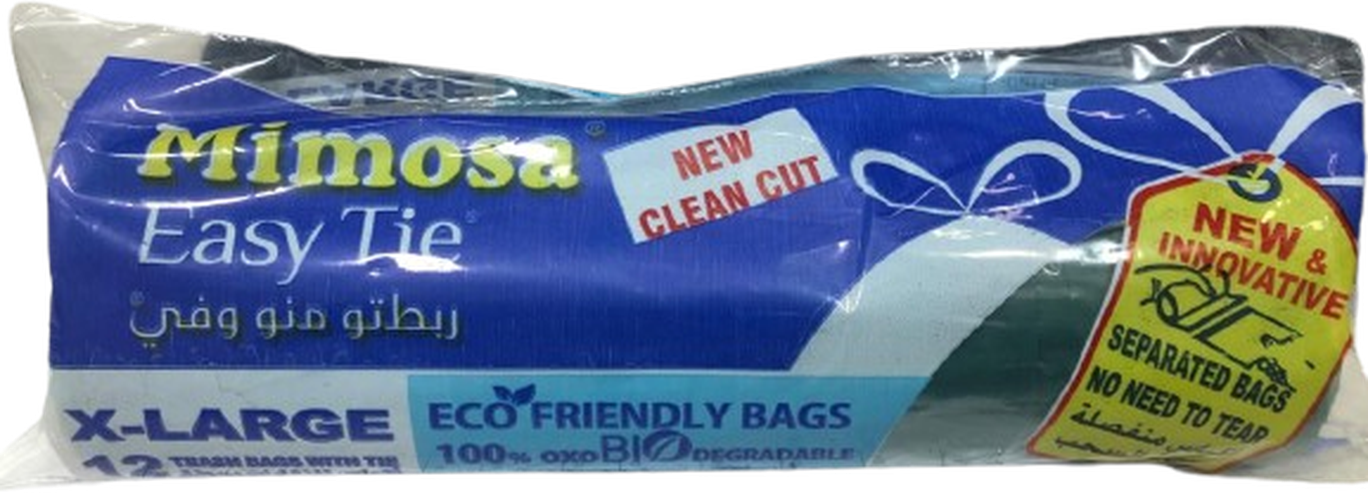 MIMOSA EASY TIE X-LARGE TRASH BAGS *12